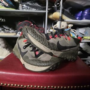 🔥 Nike WildHorse 7 Green Trail Running Shoes with Black Swoosh Size 13